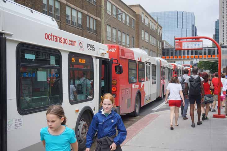 OC Transpo New Flyer D60LFR 6497 Canada Day